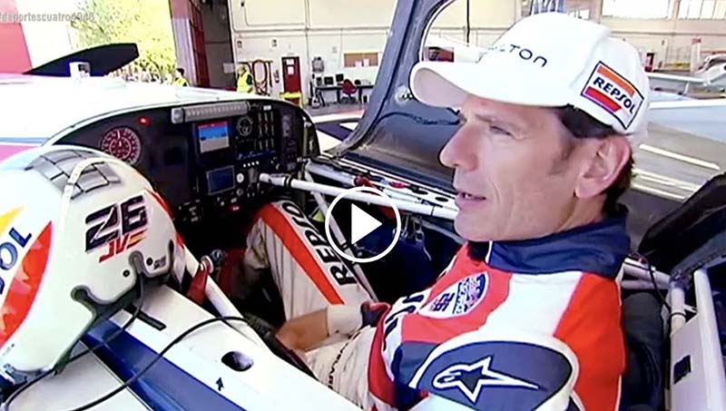 Juan Velarde habla sobre la exigencia física de la Air Race en Deportes Cuatro Juan Velarde habla sobre la exigencia física de la Air Race en Deportes Cuatro
